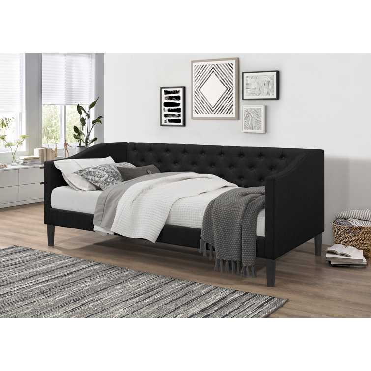 Full size corner online daybed with storage